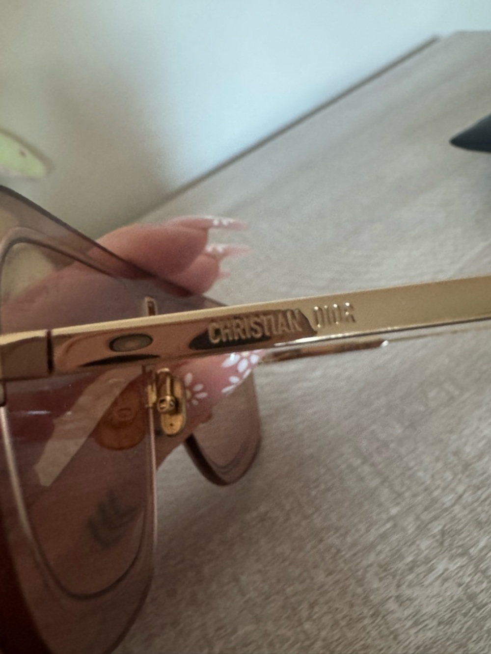 CHRISTIAN DIOR Oversized Transparent Sunglasses - Picture 3 of 6